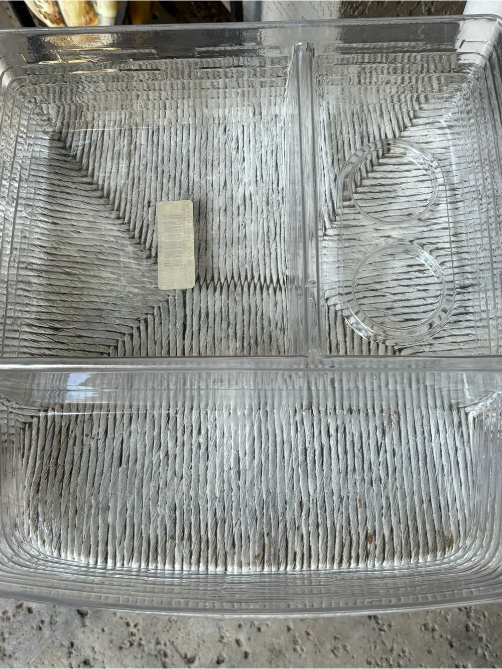 Longaberger Stackable Treasures Picnic Party Tray Clear Plastic Protector #45322